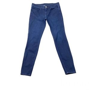 J. Jill 5-Pocket Leggings Denim Skinny Jeans Dark Wash Womens 4